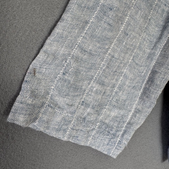 Eileen Fisher Textured Linen Blend Open Jacket M - Picture 6 of 9